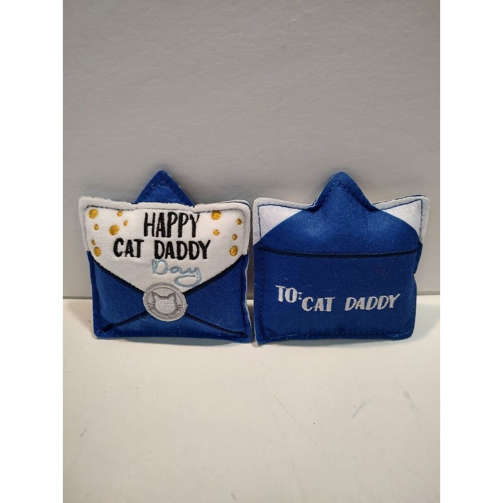 Father's Day Cat Daddy Letter Plush Cat Toy With Catnip By Frisco - Picture 10 of 14
